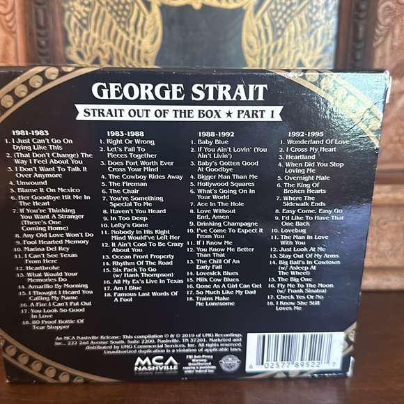 George Strait, Strait out of the box Part I - Picture 3 of 16